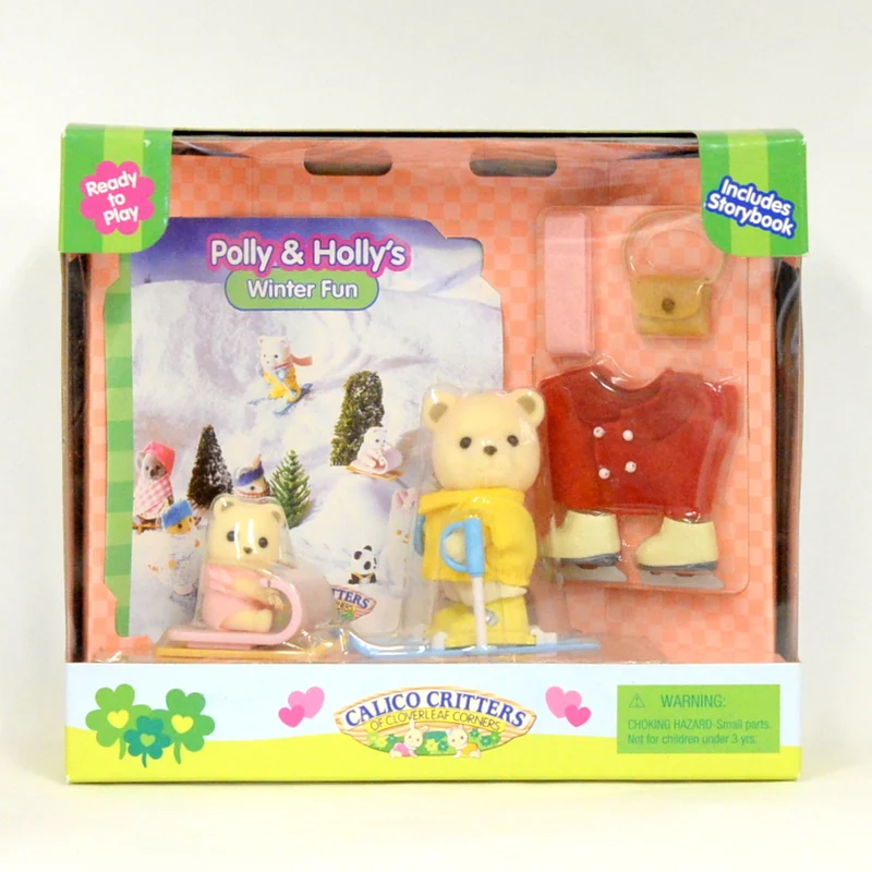 Polly Holly�fS Winter Fun Set 2006 Sylvanian Families Calico Critters
