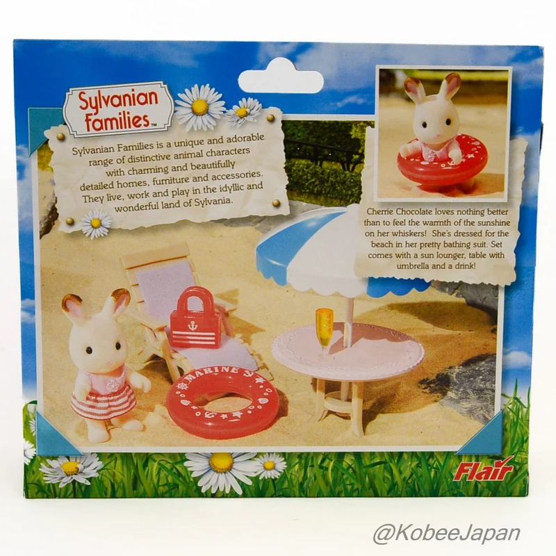 Cherrie's Day At The Seaside Flair 4672 Sylvanian Families Calico Critters