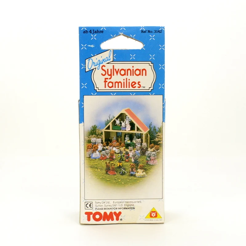 Vintage Bath Accessories Set Tomy 3142 1987 Sylvanian Families Calico Critters