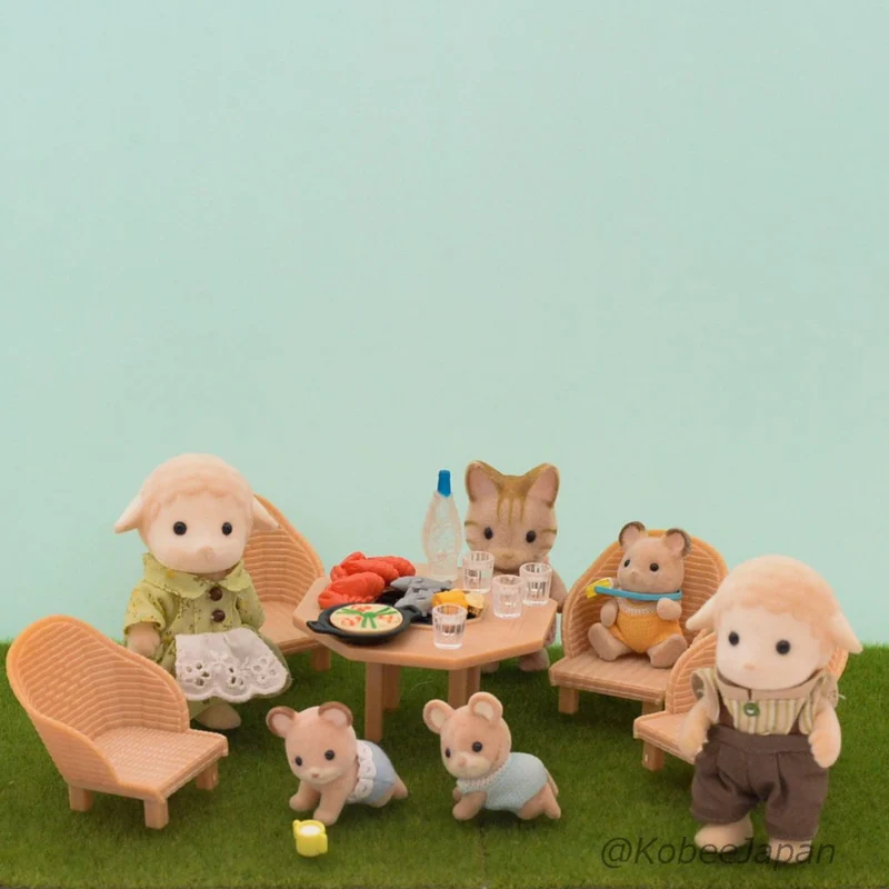 Seaside Barbecue Set Fan Club Sylvanian Families Calico Critters