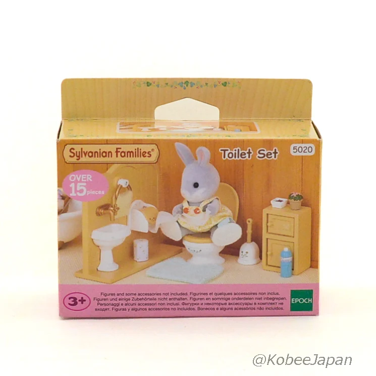 Toilet Set Sylvanian Families Calico Critters