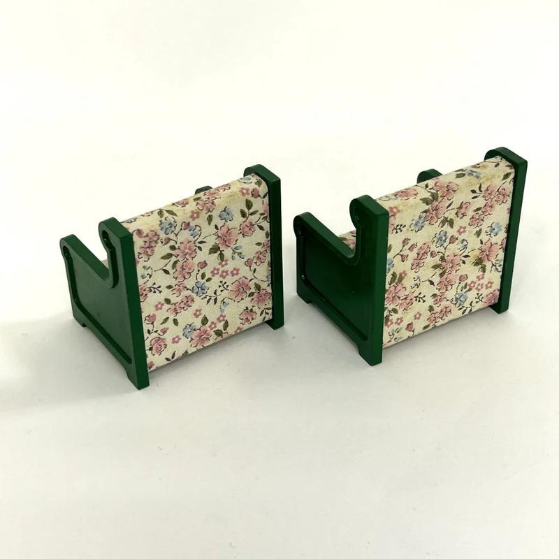 [Used] GREEN ARMCHAIR SET Epoch Japan Sylvanian Families
