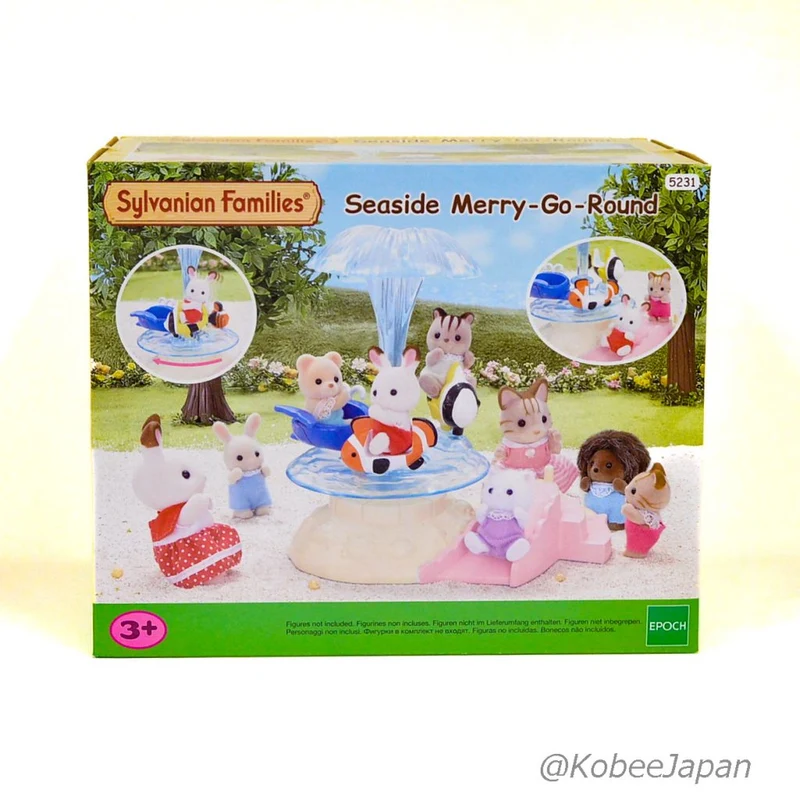 Seaside Merry-Go-Round 5231 Sylvanian Families Calico Critters