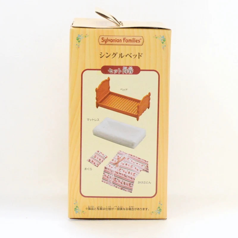 Single Bed With Flower Sheets KA-523 Sylvanian Families Calico Critters