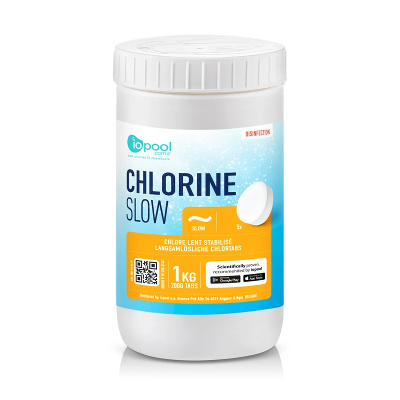 Slow Chlorine - 1kg - 200g tabs