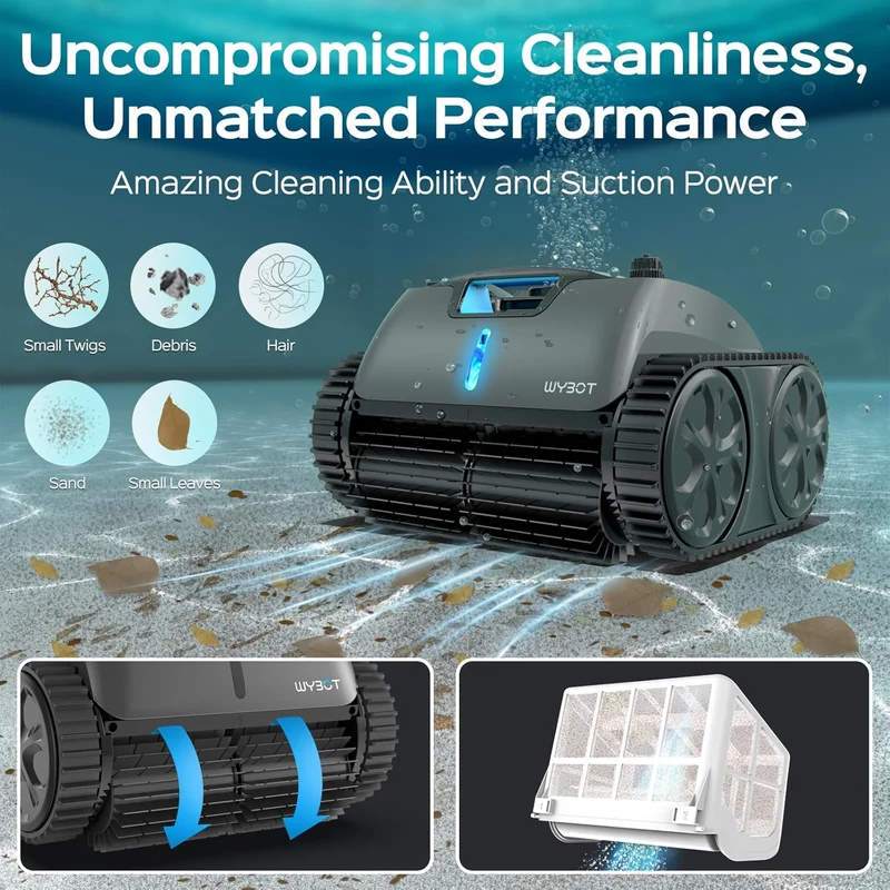 WYBOT C1 Max - Cordless Robotic Pool Cleaner