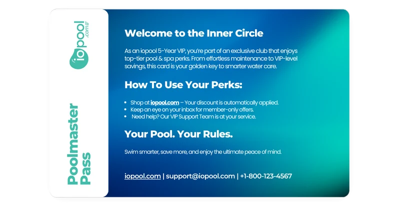 iopool 5-Year VIP Card