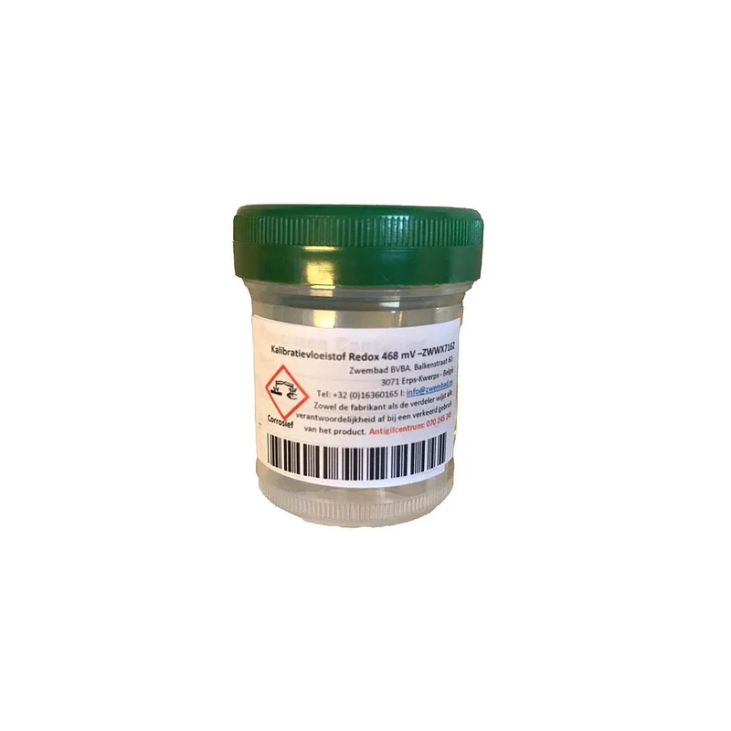 Liquide d'étalonnage / tampon redox 468 mV pour sonde de mesure de chlore - 50 ml