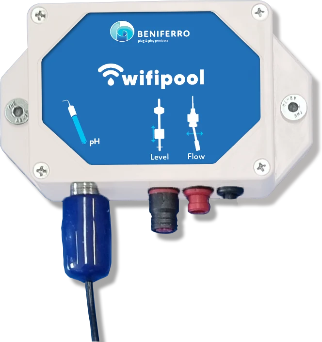 Module Wifipool pH - Débit - Niveau