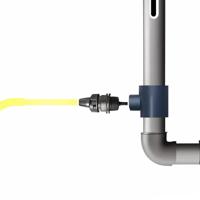 Clapet d'injection pour chlore/pH avec raccord fileté 1/2 pouce - nouveau modèle