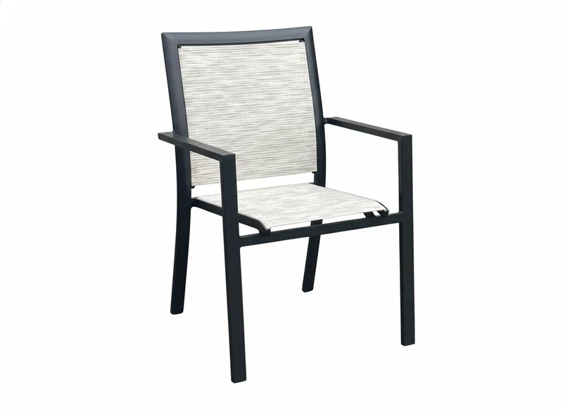Chaise Catania II Noir F72 / Tissu 318
