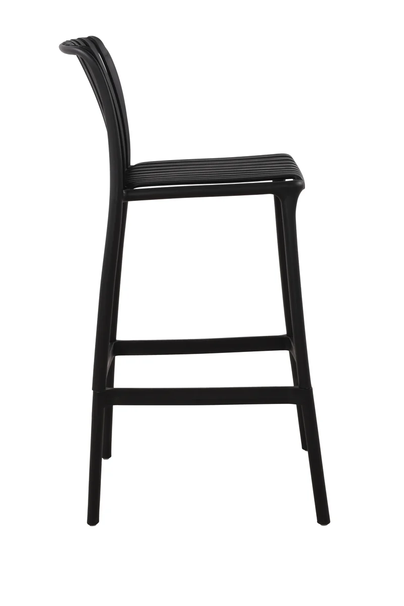 Chaise Bar Platique Noir F94