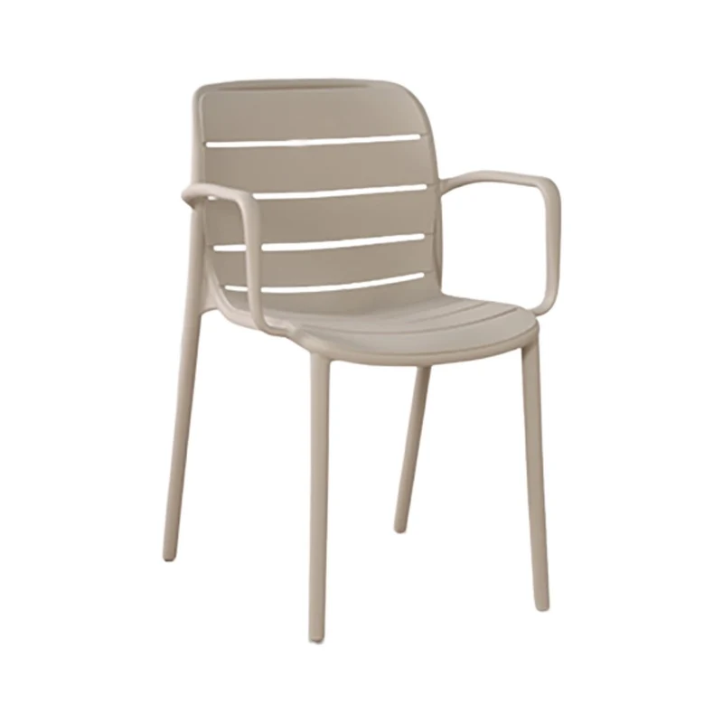 Chaise Summer w/Accoudoir Résine Greige F92