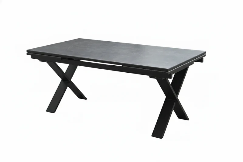 Table d'extérieur Alila Noir F72 / RockBeam S89 40x70x90x110