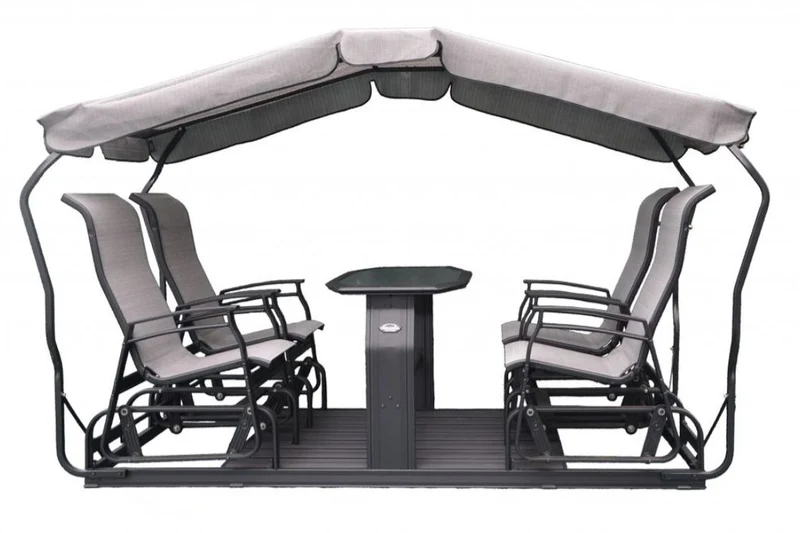 Balançoire Oscillante Kaza Tissu 340 / Noir