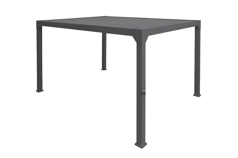 Pergola Villa 10' x 20' w/LED & Louvres Noir F72