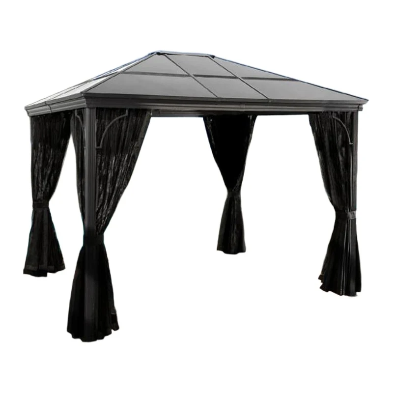 Abri Gazebo Nevada 10' X 12' Anthracite/ACP de SOJAG