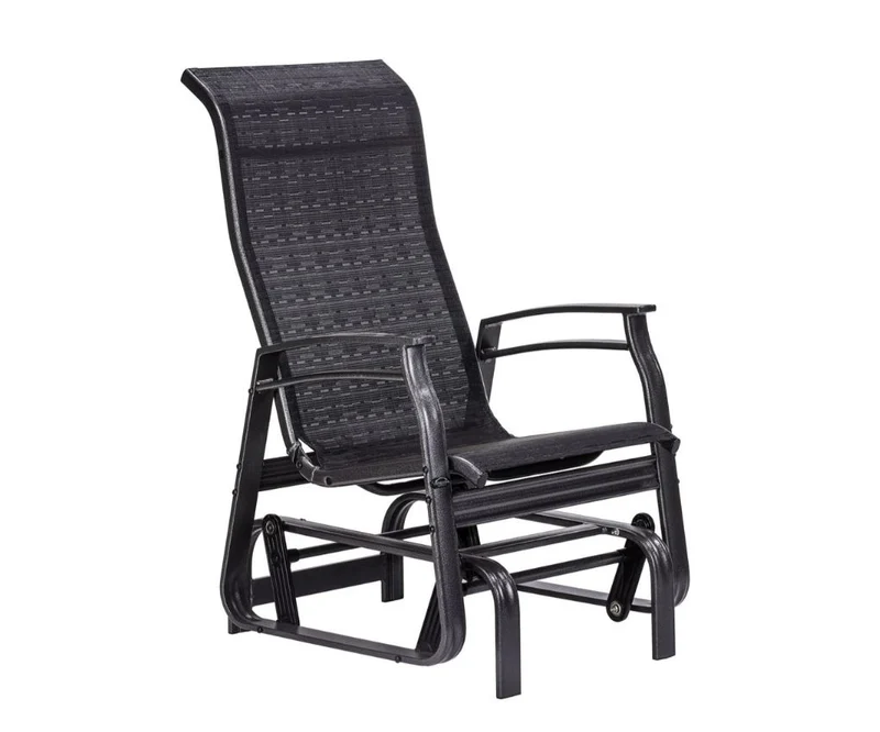 Chaise Oscillante Kaza Tissu 342 / Argent Antique