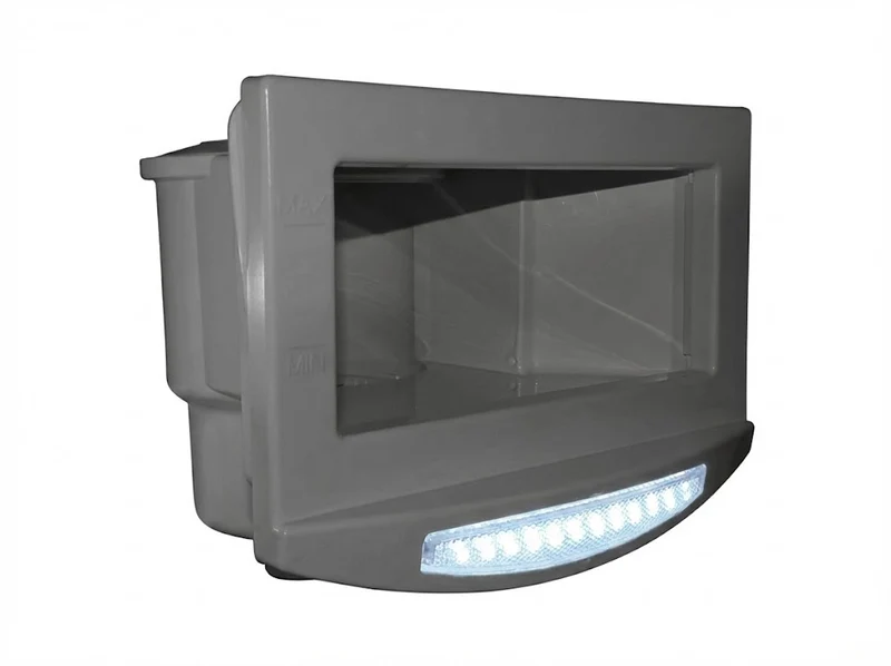 Lumière LED Couleur pour Cadre d'Écumoire Hors-Terre Gris
