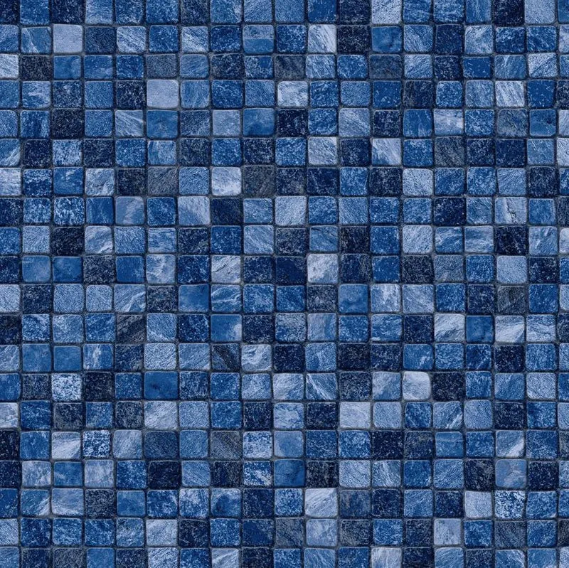 Toile Piscine Hors-Terre 18' x 54" Cubic Mosaïc Overlap 54"