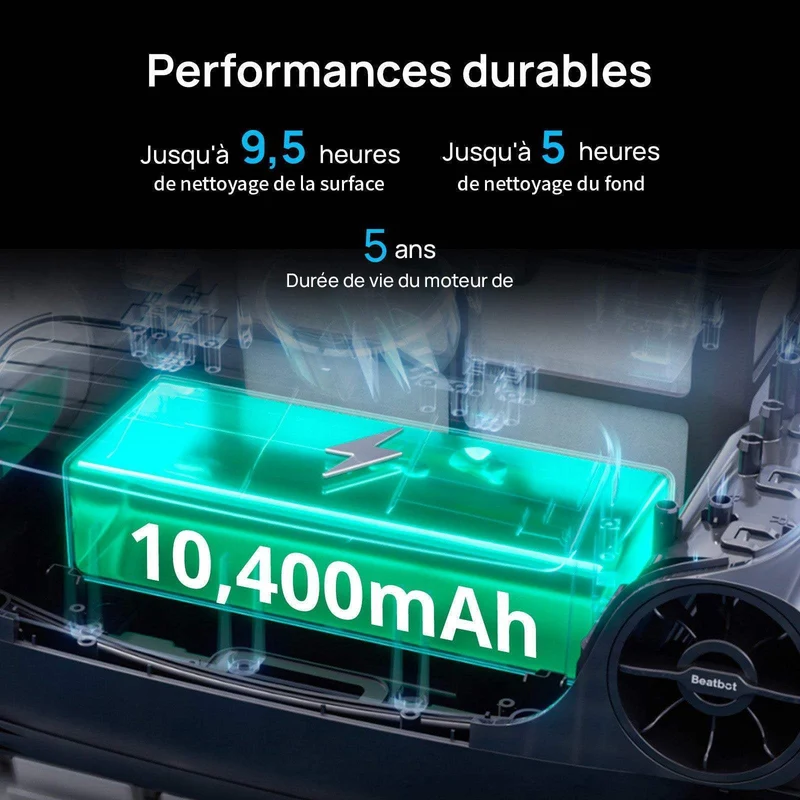 Robot nettoyeur de piscine Beatbot AquaSense® X