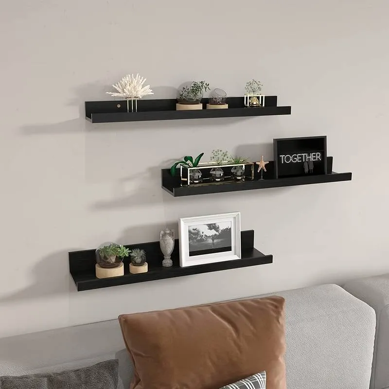 Etagère Flottante Noire