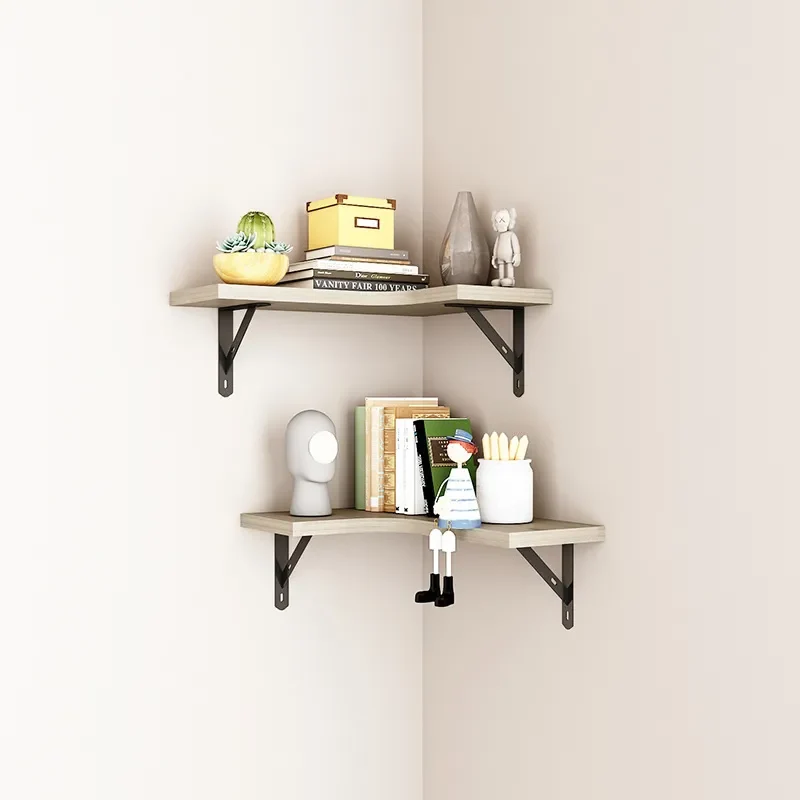 Etagère Murale d'Angle Flottante