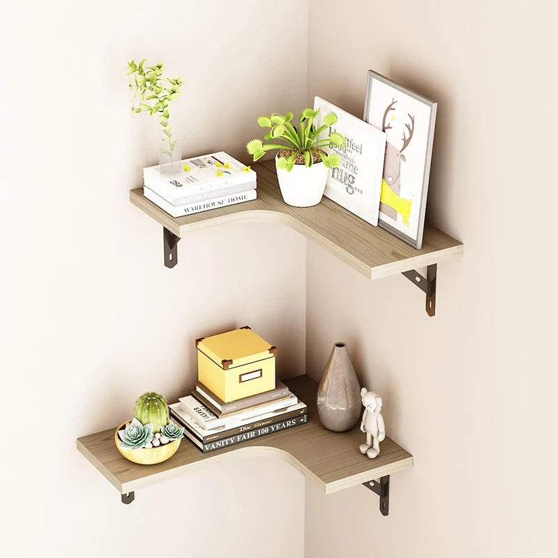 Etagère Murale d'Angle Flottante
