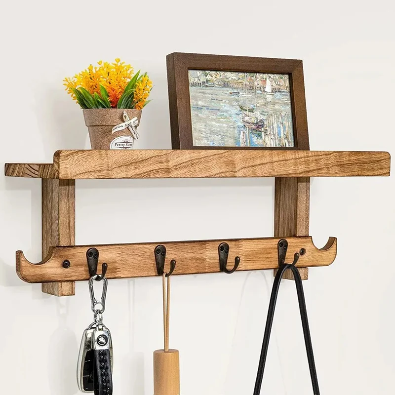 Etagère Flottante Porte Manteau