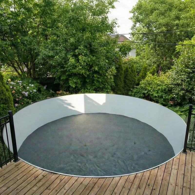 Tapis de sol Géotextile pour piscine ronde