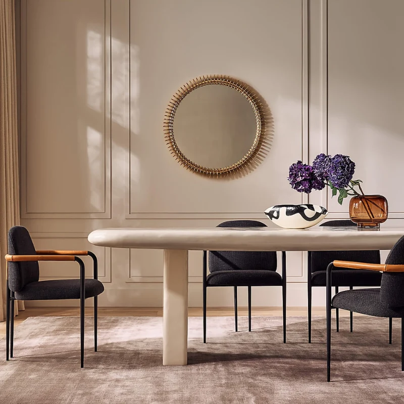 Dekorativ vase med skål design