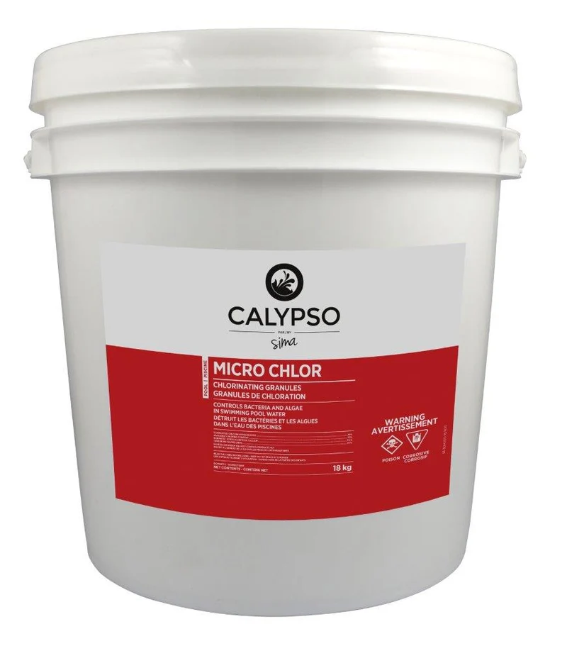 Micro Chlore Granules de Chlore 65% Calypso 18kg