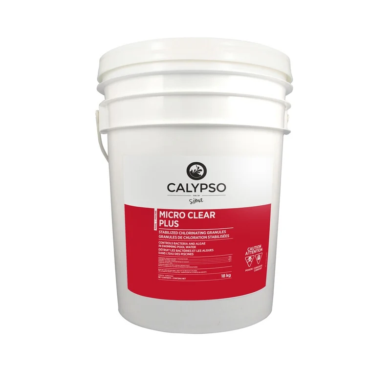 Micro Clear Plus Granules de Chlore Stabilisées Calypso 18kg