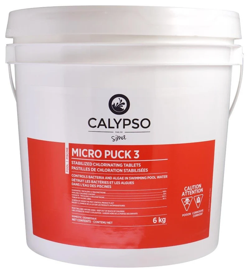 Micro Puck 3 Pastilles de Chlore Stabilisées(200g) 6kg