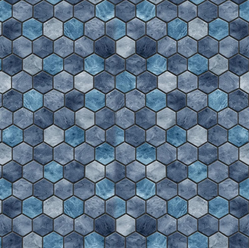 Toile Piscine Hors-Terre 27' x 52" Travertine / Hex Uni-Bead 52"