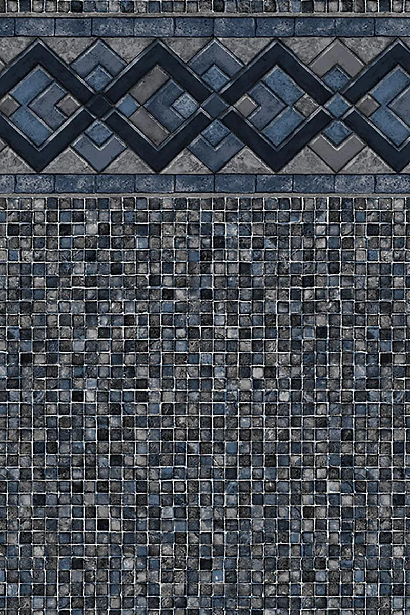 Toile Piscine Hors-Terre 15' x 30' x 52" Titan Ridge / Grey Mosaïc EZ-Bead 52"