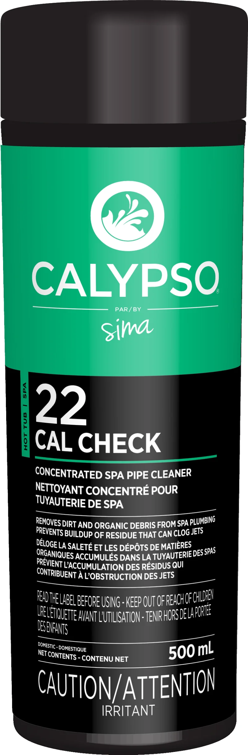 Cal Check Nettoyant Pour Tuyauterie Calypso #22 500ml