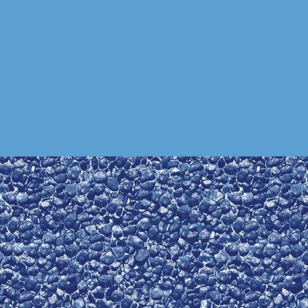 Toile Piscine Hors-Terre 15' x 54" Bleu / Streamstone Overlap 54"