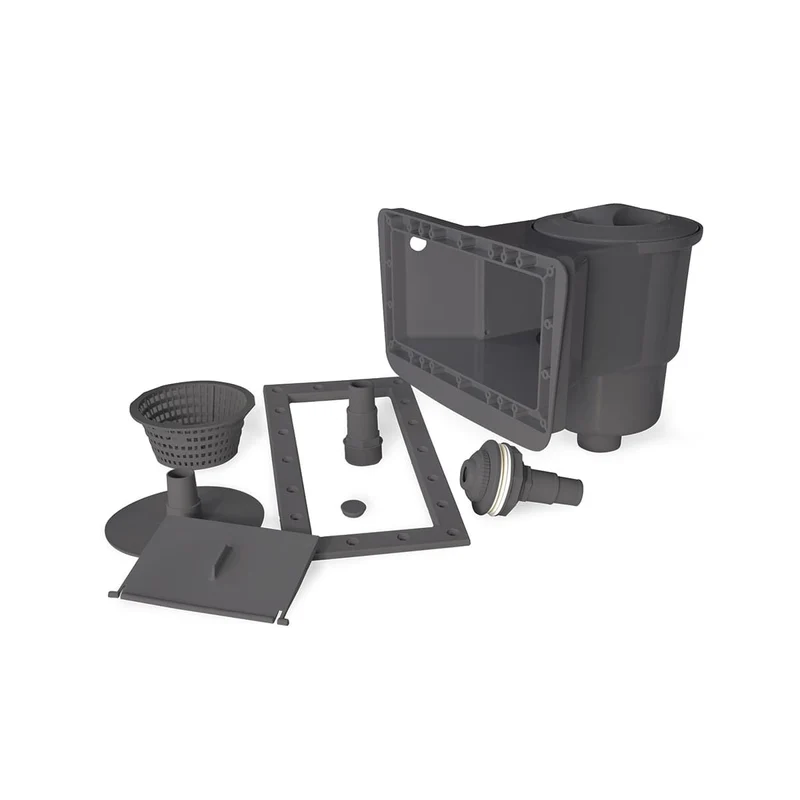 Écumoire à Grande Bouche Lacus pour Piscine Hors-Terre Gris