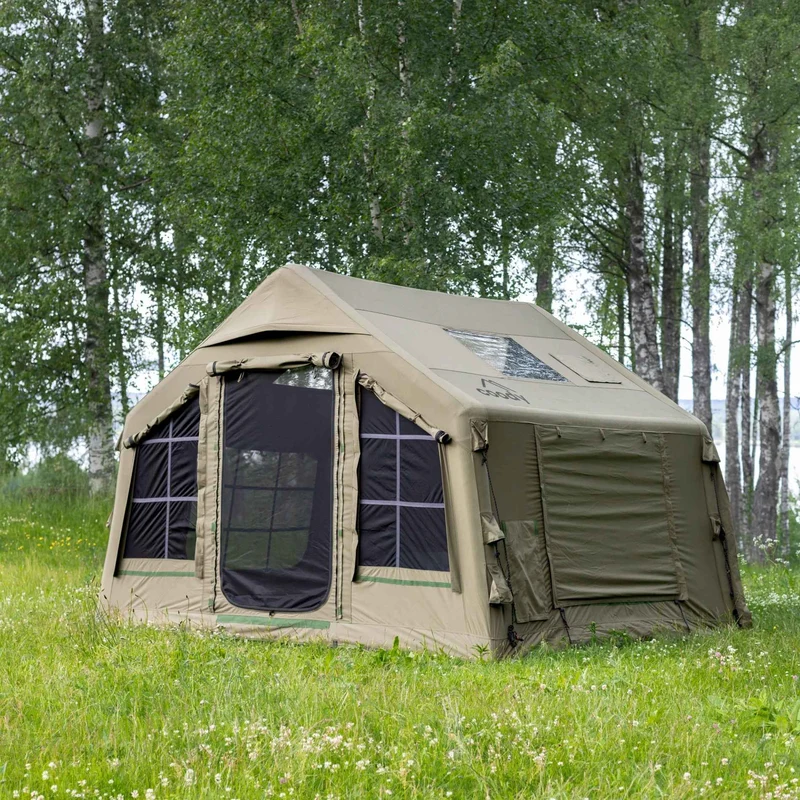 Coody 8.0 Air Tent Forest Green (1-4 Person)+ Carpet for Coody 8.0 Beige