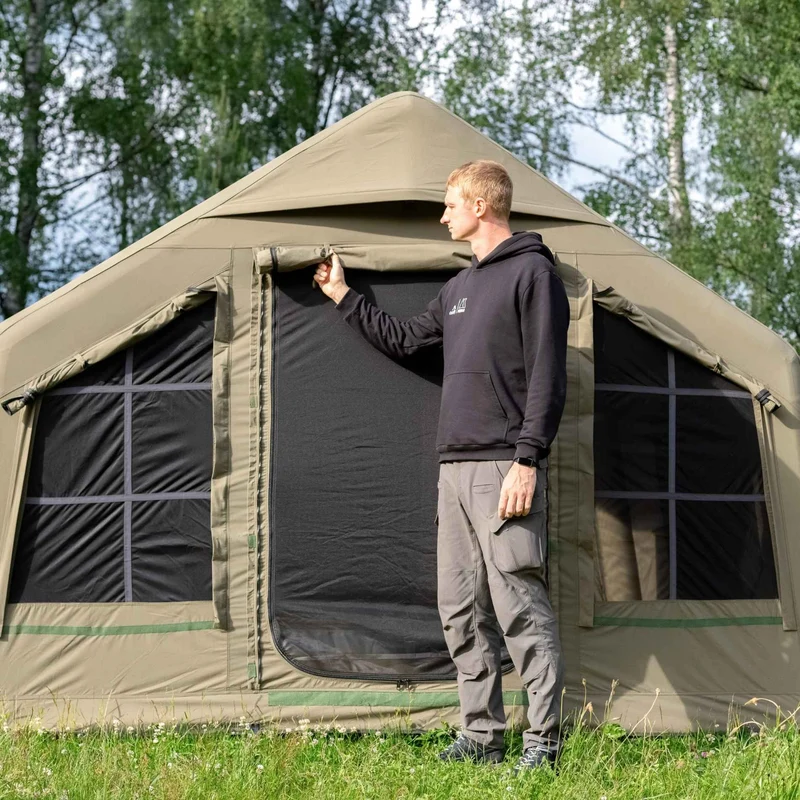 Coody 8.0 Air Tent Forest Green (1-4 Person)+ Carpet for Coody 8.0 Beige