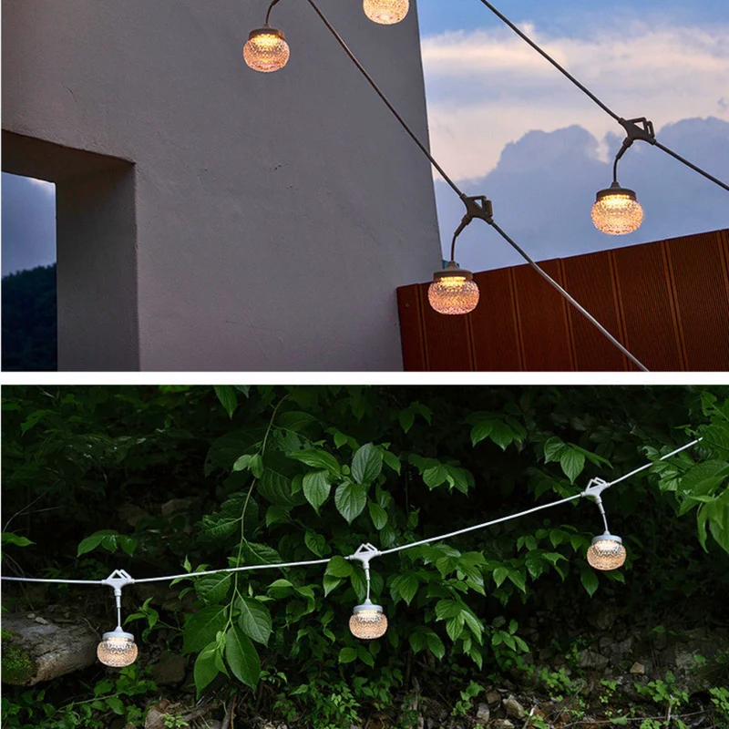 Coody Glowna Party Light SL-5 - 5-Light Modular LED Camping String Light