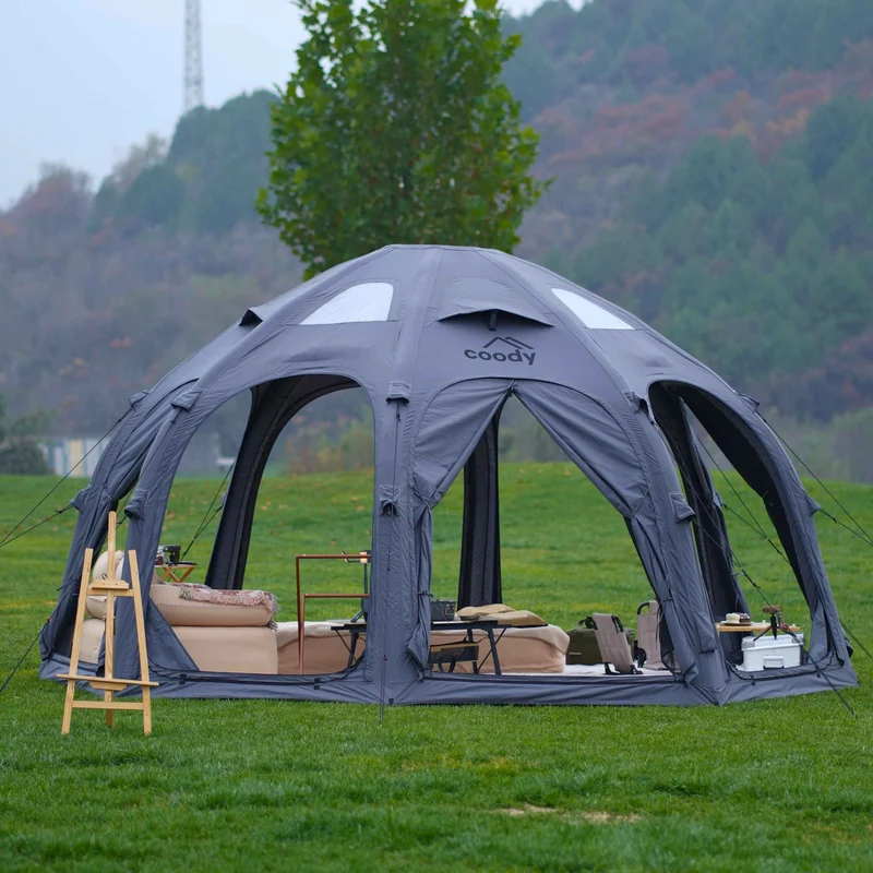 Coody Aurora Dome Gray Inflatable Shelter for Outdoors (2-4 person)
