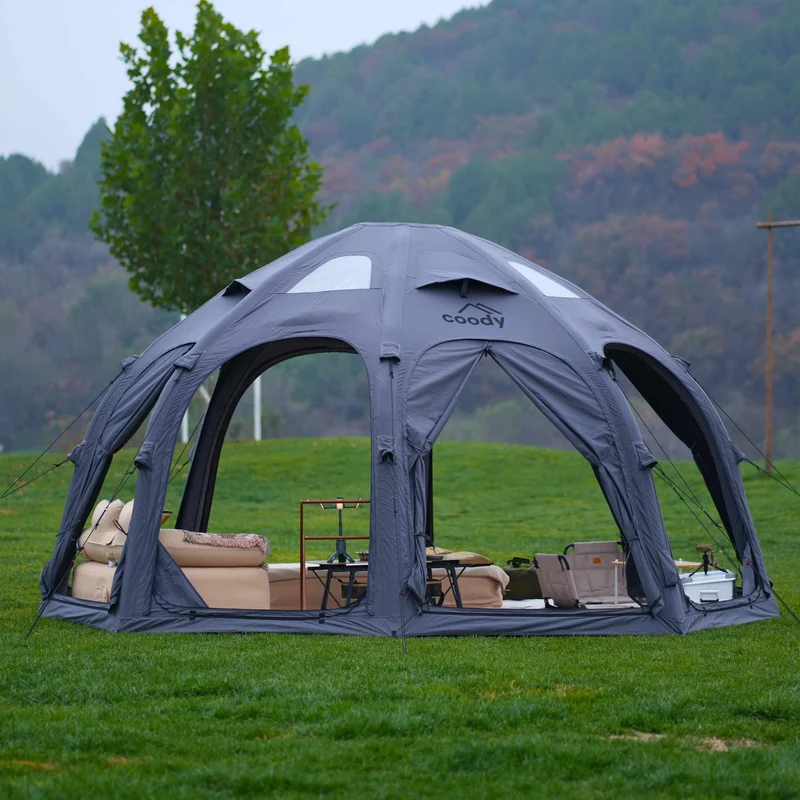 Coody Aurora Dome Gray Inflatable Shelter for Outdoors (2-4 person)