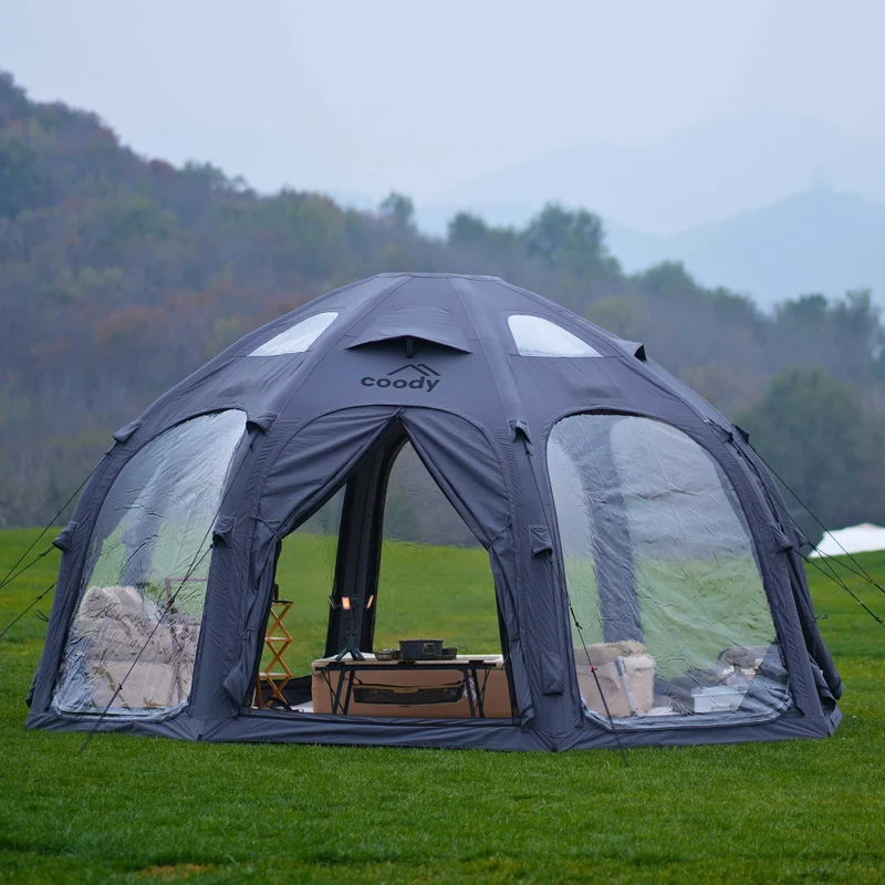 Coody Aurora Dome Gray Inflatable Shelter for Outdoors (2-4 person)