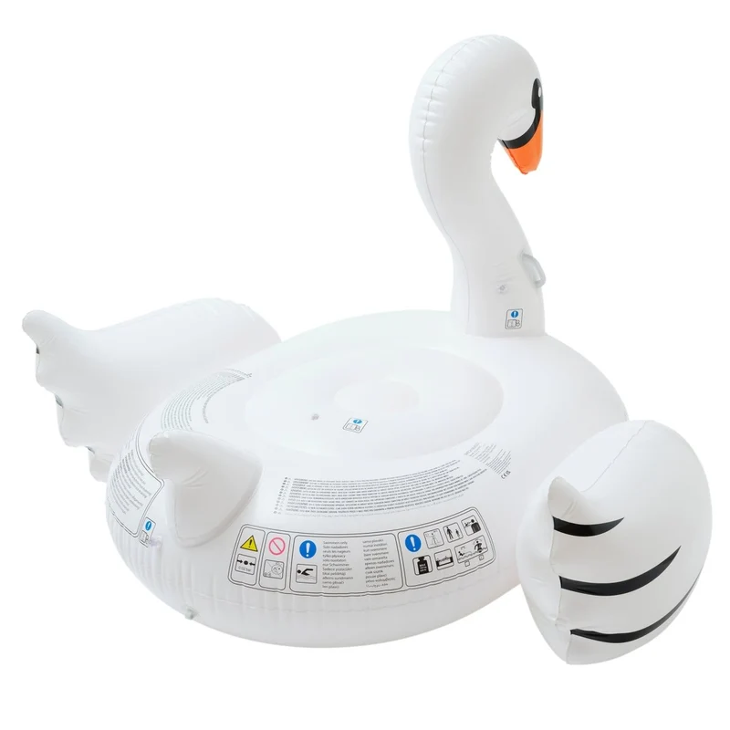 Original Luxe Ride-On Float Swan - White