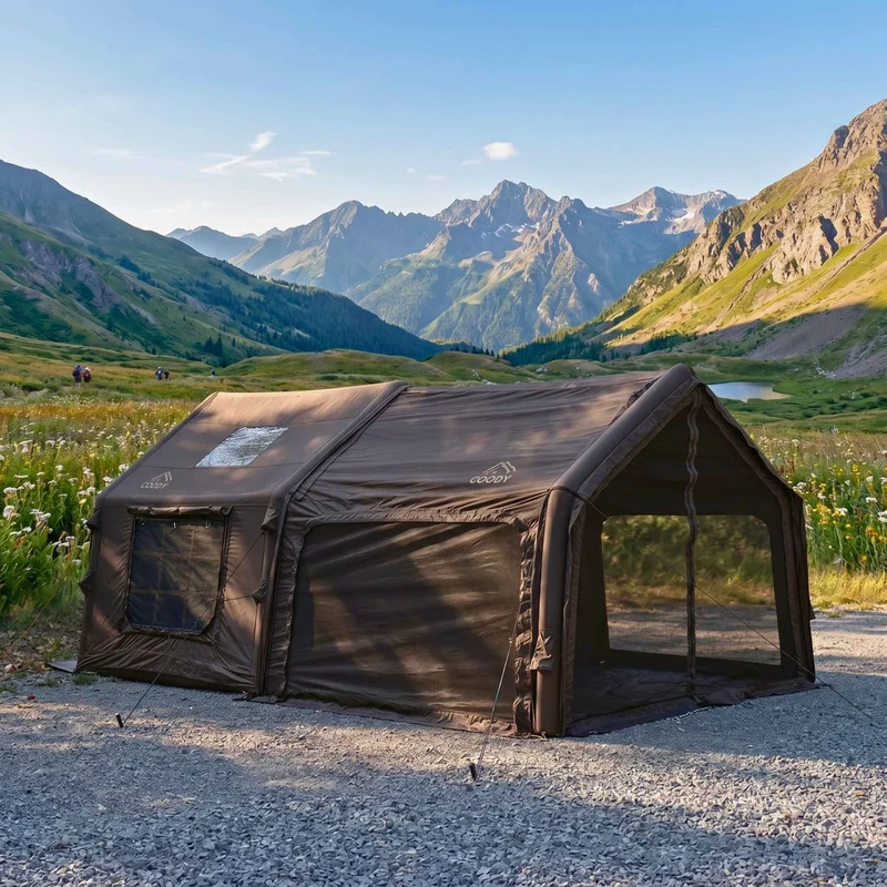 Coody AirTarp Inflatable Canopy Extension for 8.0 AirTents – Black