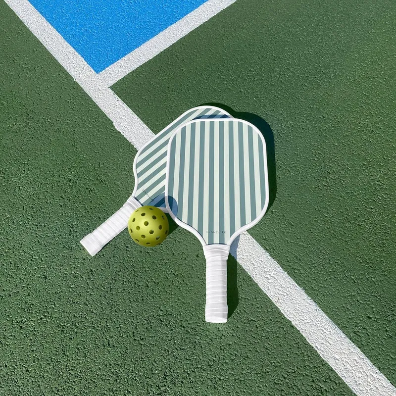 Pickleball Set - The Vacay Olive Stripe