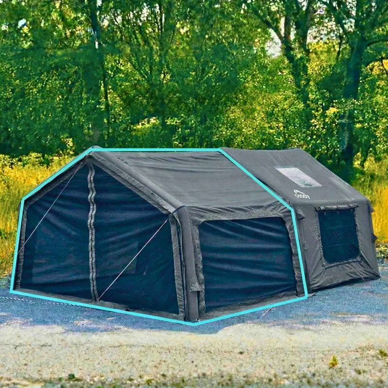 Coody AirTarp Inflatable Canopy Extension for 8.0 AirTents – Gray