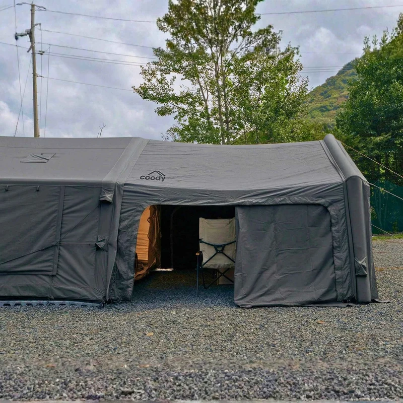 Coody AirTarp Inflatable Canopy Extension for 8.0 AirTents – Gray